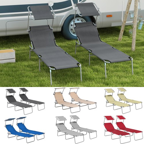 Reclining sun loungers set - sun,
