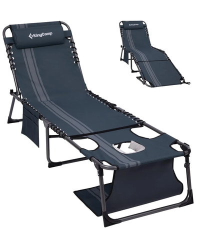 King camp sun lounger - king,
