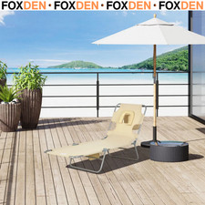 Sun Lounger with 5-Position