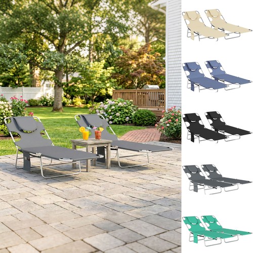 Sun lounger with reading arm - reading,