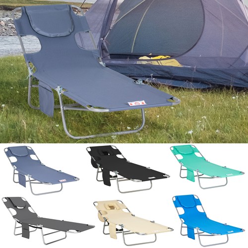 Sun lounger with reading arm - lounger,