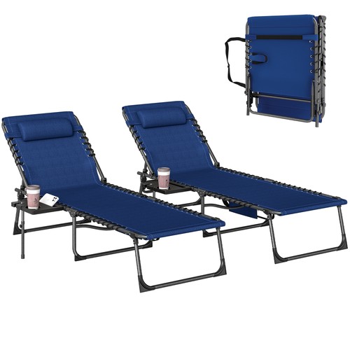 Outsunny folding sun loungers - outsunny,
