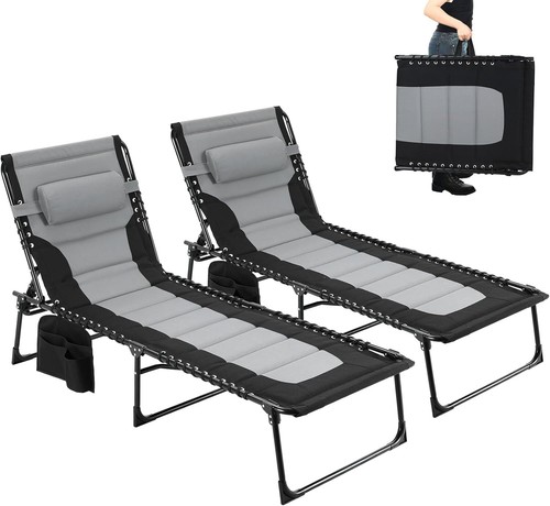 Folding sun lounger level - folding,