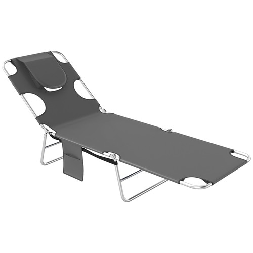 Outsunny sun lounger with - outsunny,