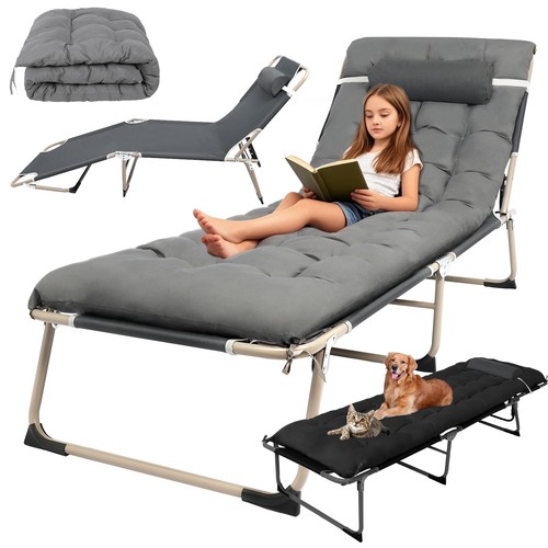 Reclining sun lounger - sun, garden