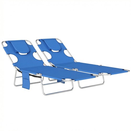 Outsunny sun loungers with - outsunny,