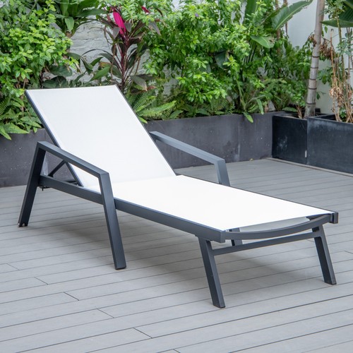 Garden sun lounger aluminium - sun,