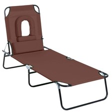 Sun Lounger with Pillow and